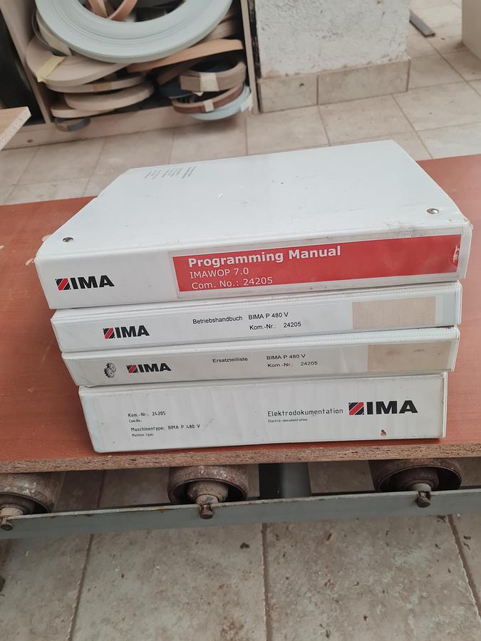 Used IMA BIMA P-480V, 180/480 CNC ROUTER/EDGE-BANDING WORK-CENTER