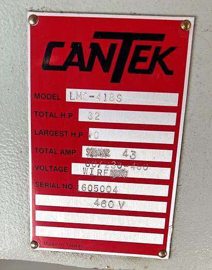 Used LEADERMAC LMC 418 SMARTMAC 8" 4-HEAD MOULDER