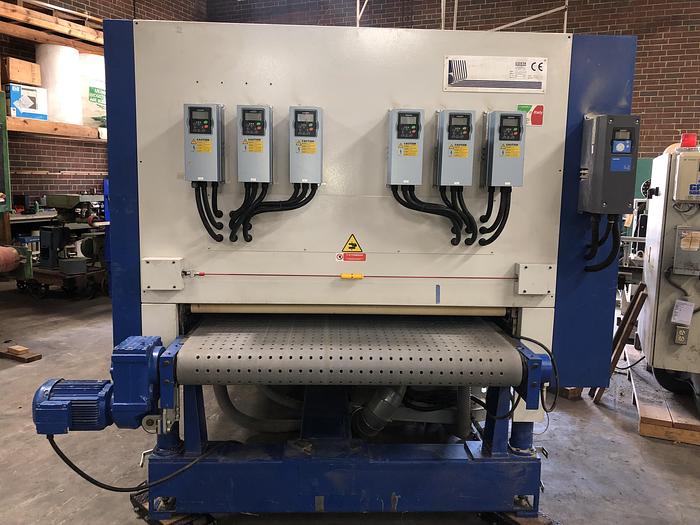 Used COSTA B-SERIES B71-LLFF-1350, 53", 4-HEAD, (2+2) DENIBBING WIDE-BELT SANDER