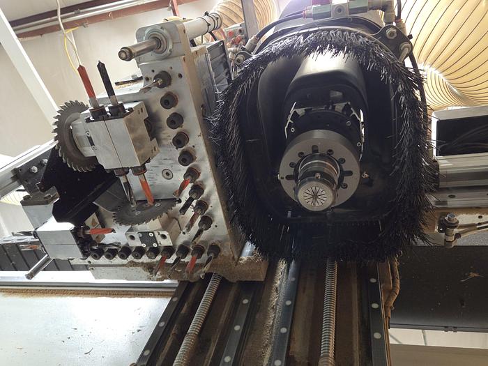 Used BIESSE ROVER A 1432, 3-AXIS CNC POD & RAIL MACHINING CENTER