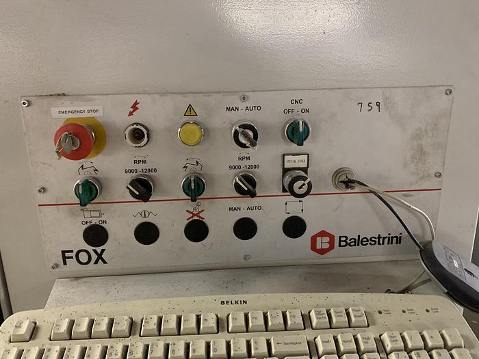 Used BALESTRINI  FOX/MD DOUBLE-END CNC TENON & MORTISING MACHINE