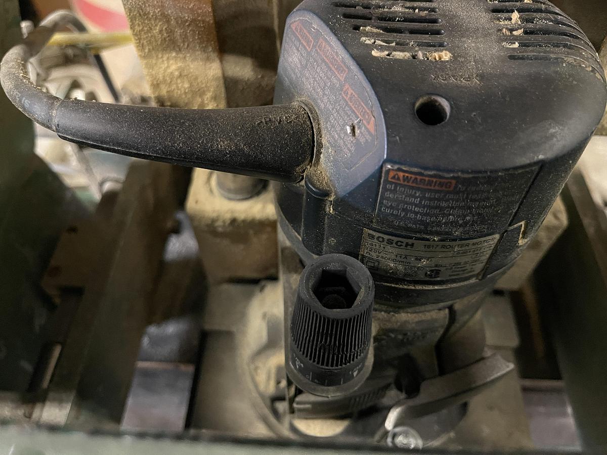 Used KVAL 963-3 DOOR STRIKE PLATE ROUTING MACHINE