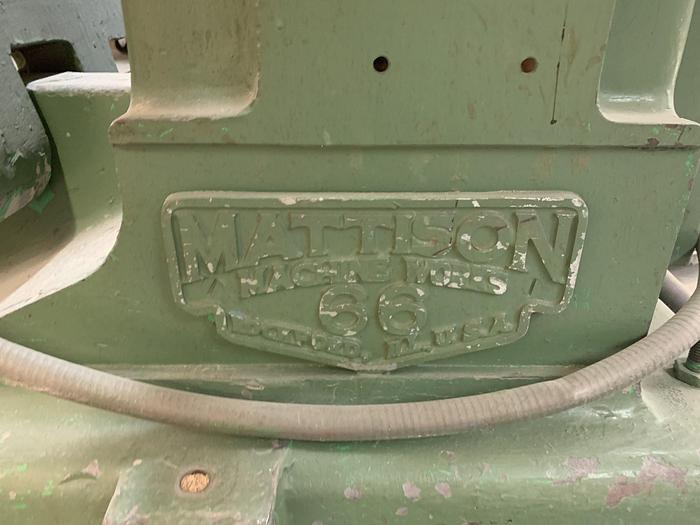 Used MATTISON 66 MANUAL LATHE
