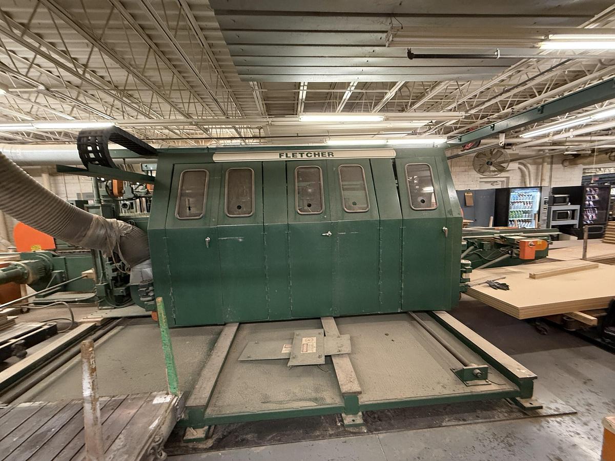 Used FLETCHER, FM-330 DOUBLE-END CNC TENONER