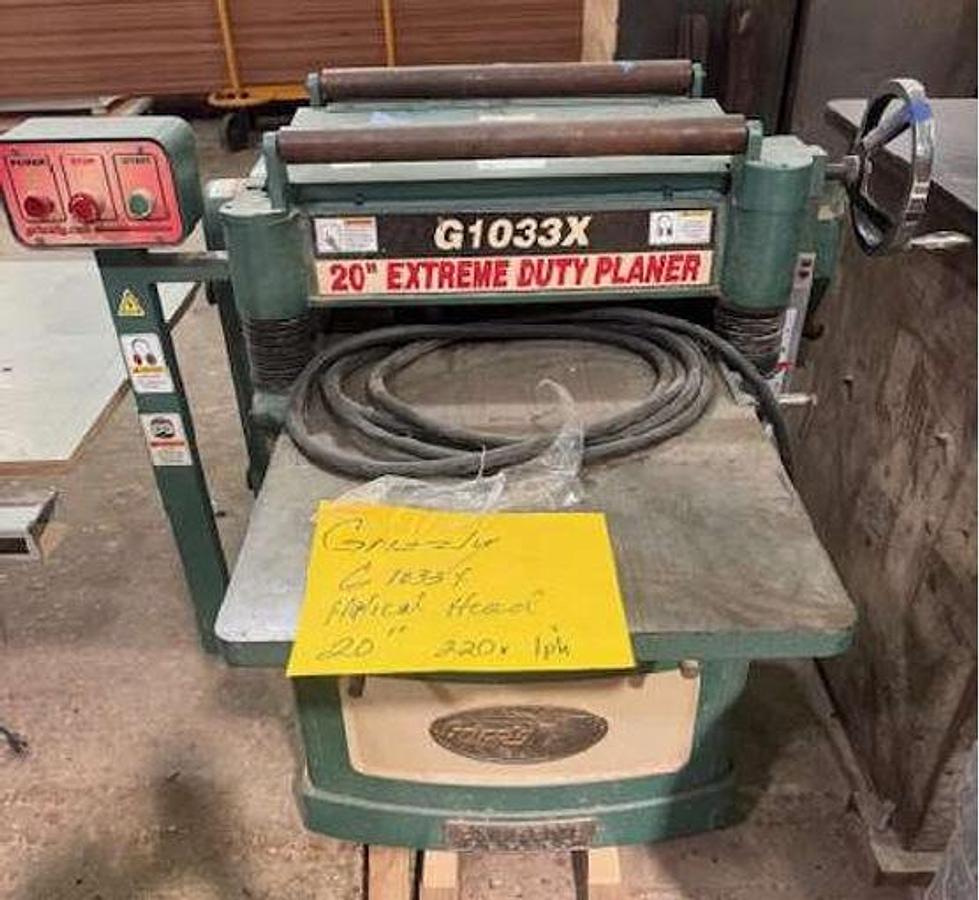 Used GRIZZLY G1033X 20" EXTREME DUTY PLANER WITH HELICAL HEAD