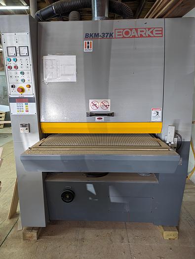 Used BOARK BKM-37K, 37" SINGLE-HEAD WIDE-BELT SANDER