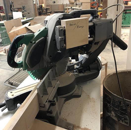 Used HITACHI C12RSH2, 12" SLIDE COMPOUND MITER SAW