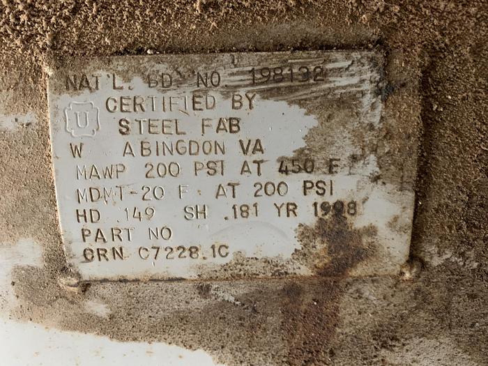 Used KELLOG-AMERICAN A462TVX, 25 HP TWIN-PISTON TYPE AIR-COMPRESSOR