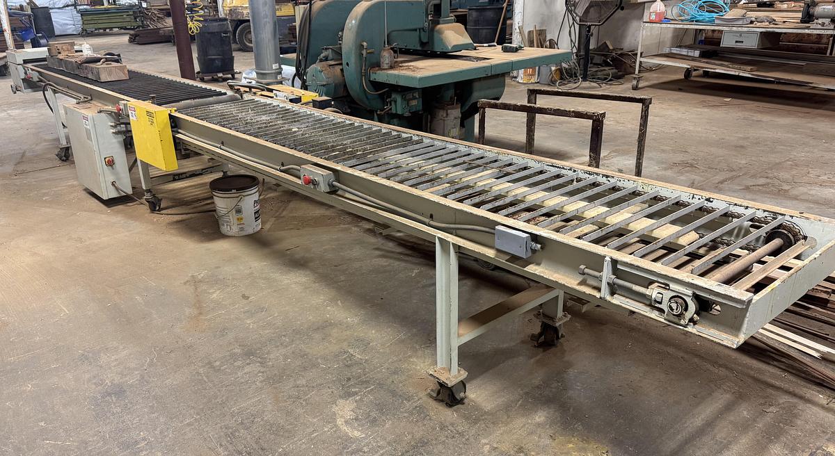 Used ROSENQUIST 20-GS, 20" CONVEYORIZED GLUE-SPREADER