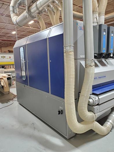 Used 2015 HEESEMAN  MFA IMPRESSION 4-HEAD WIDE-BELT SANDER