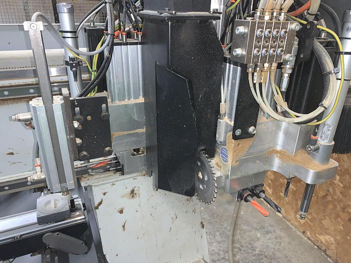 Used BIESSE ROVER A 1432, 3-AXIS CNC POD & RAIL MACHINING CENTER