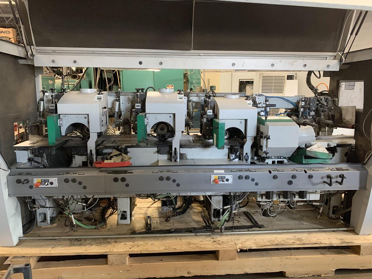 Used WEINIG POWERMAT-1000, 12", 7-HEAD MOULDER