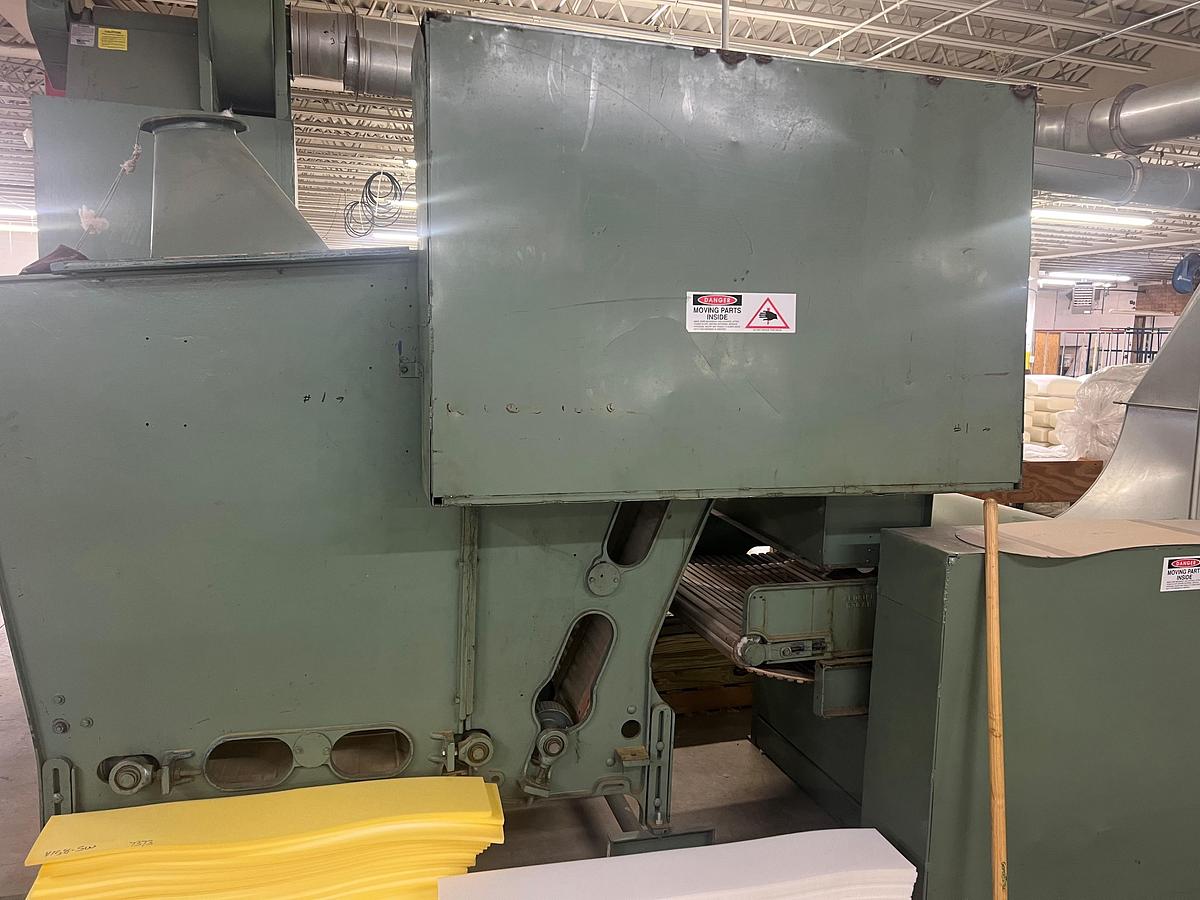 Used FIBER CONTROLS D-10(Z38) FIBER OPENING & BLOWING TYPE PILLOW/CUSHION STUFFING/FILLIING SYSTEM