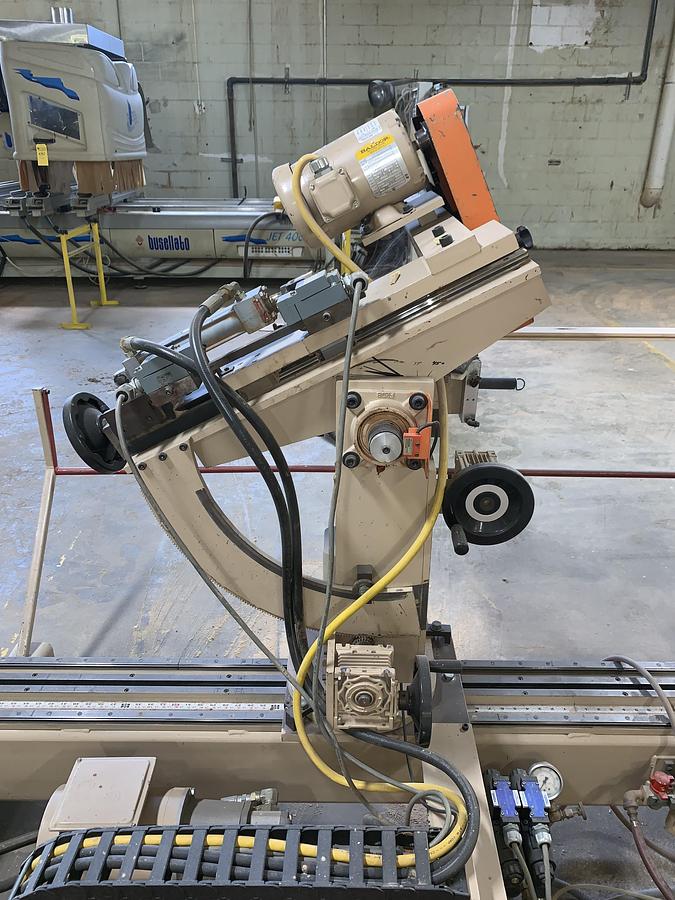 Used NICHOLS DOUBLE-END ANGLE BORING MACHINE