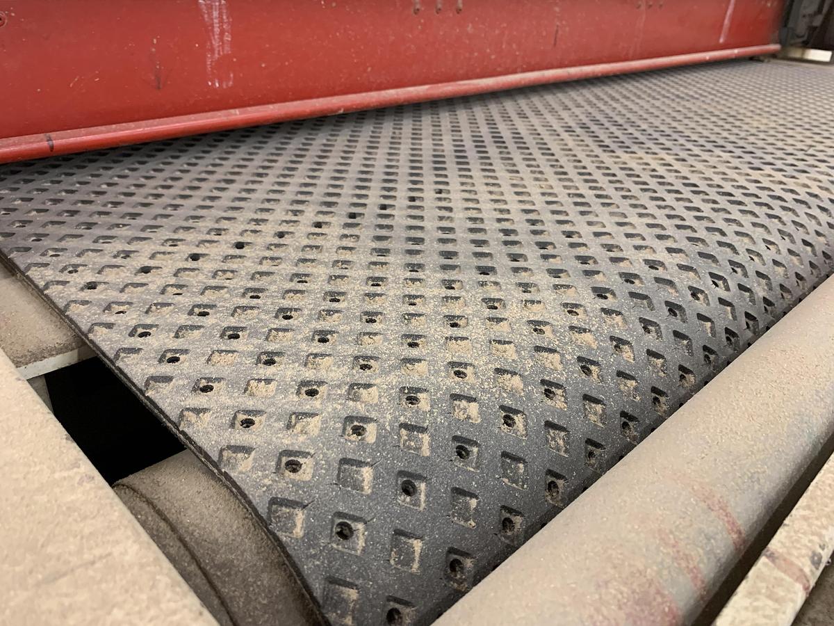 Used HEESEMANN LSM-8, 52", 4-HEAD WIDE-BELT FINISH SANDER