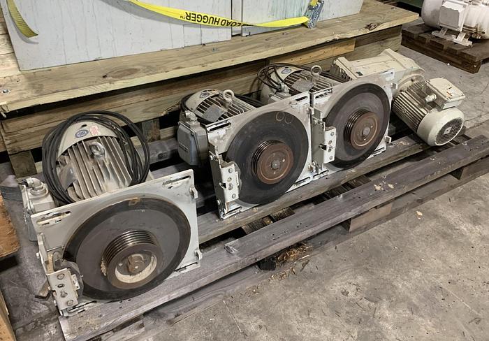 Used MISC. SPARE PARTS REMOVED FROM TIMESAVERS 252-4IC, 52", 4-HEAD WIDE-BELT SANDER