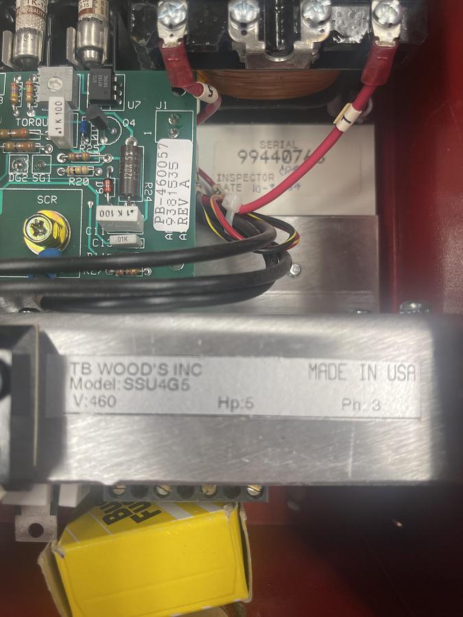 Used TB WOOD’S SS-U4-G5, SHORT-STOP 5 HP, 460 VOLT ELECTRIC BRAKE