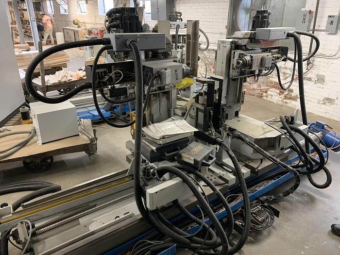 Used BALESTRINI  FOX/MD DOUBLE-END CNC TENON & MORTISING MACHINE