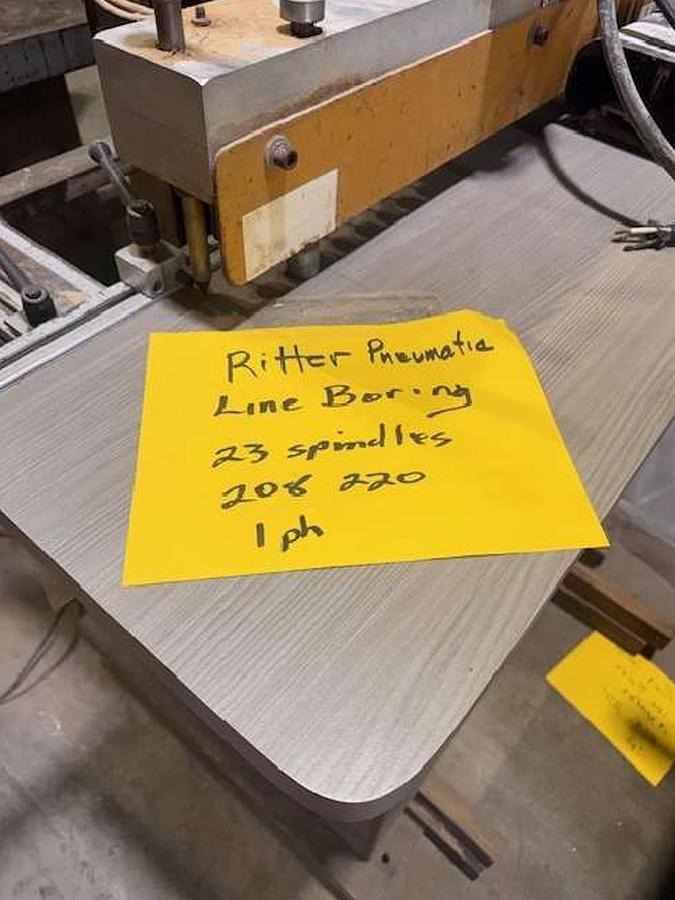 Used RITTER 23-SPINDLE LINE BORING MACHINE