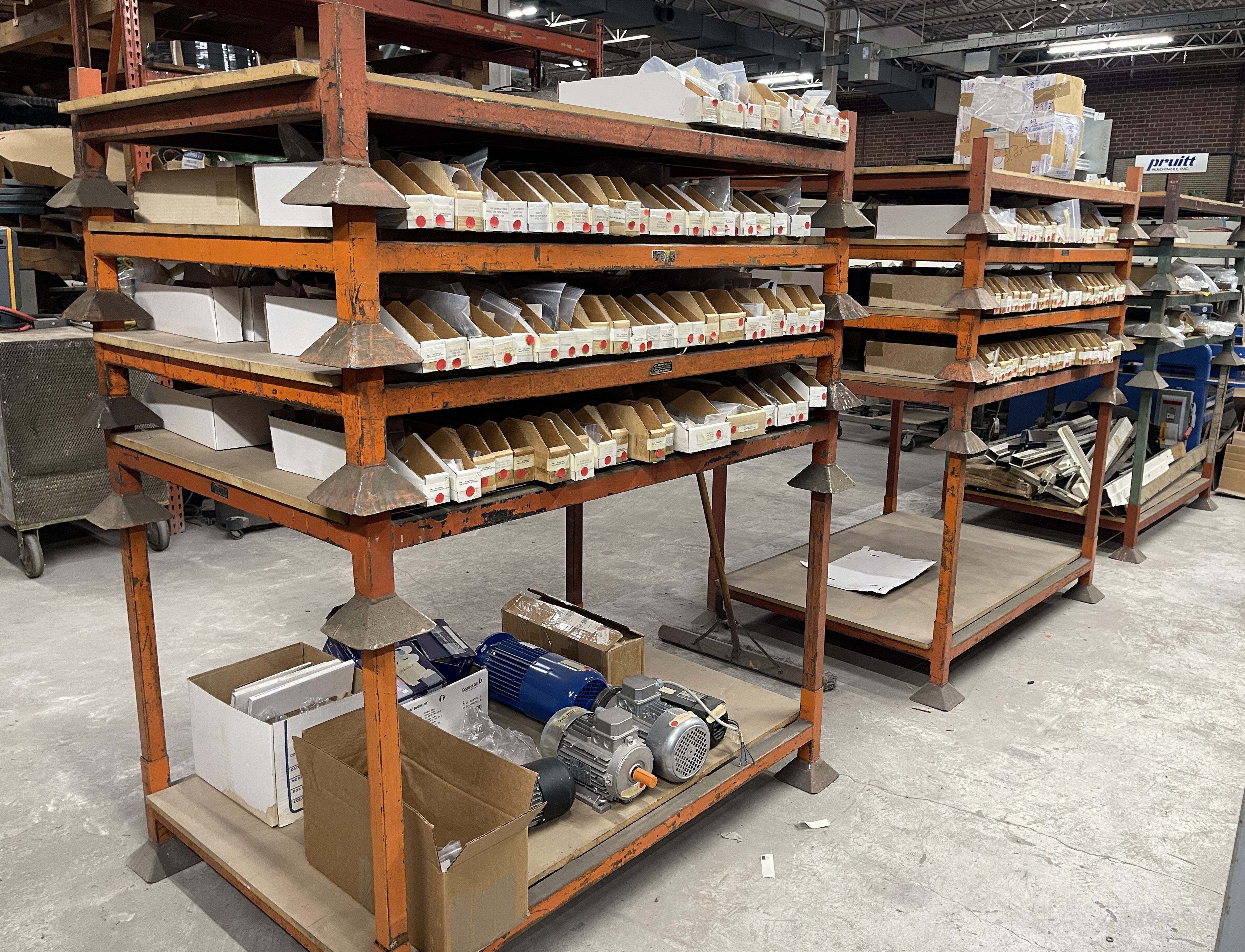 Used LARGE INVENTORY OF NEW BALESTRINI, COMEC AND CAMAM MACHINE PARTS AND ACCESSORIES 