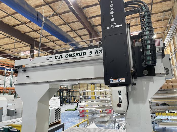 Used 2017 C.R. ONSRUD  F122S15, 5-AXIS CNC ROUTER WITH 5' x 10' MOVING TABLE