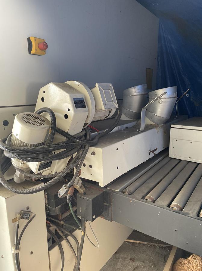 Used DMC UNISAND 2000-1, 52" 5-HEAD TOP AND 3-HEAD BOTTOM WIDE-BELT SANDER