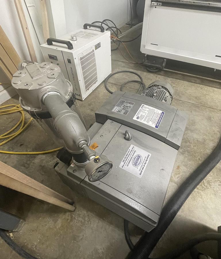 Used CNC PLUS M5S-1325, 4' x 8', 3-AXIS CNC ROUTER WITH LINEAR 4-TOOL TOOL-CHANGER
