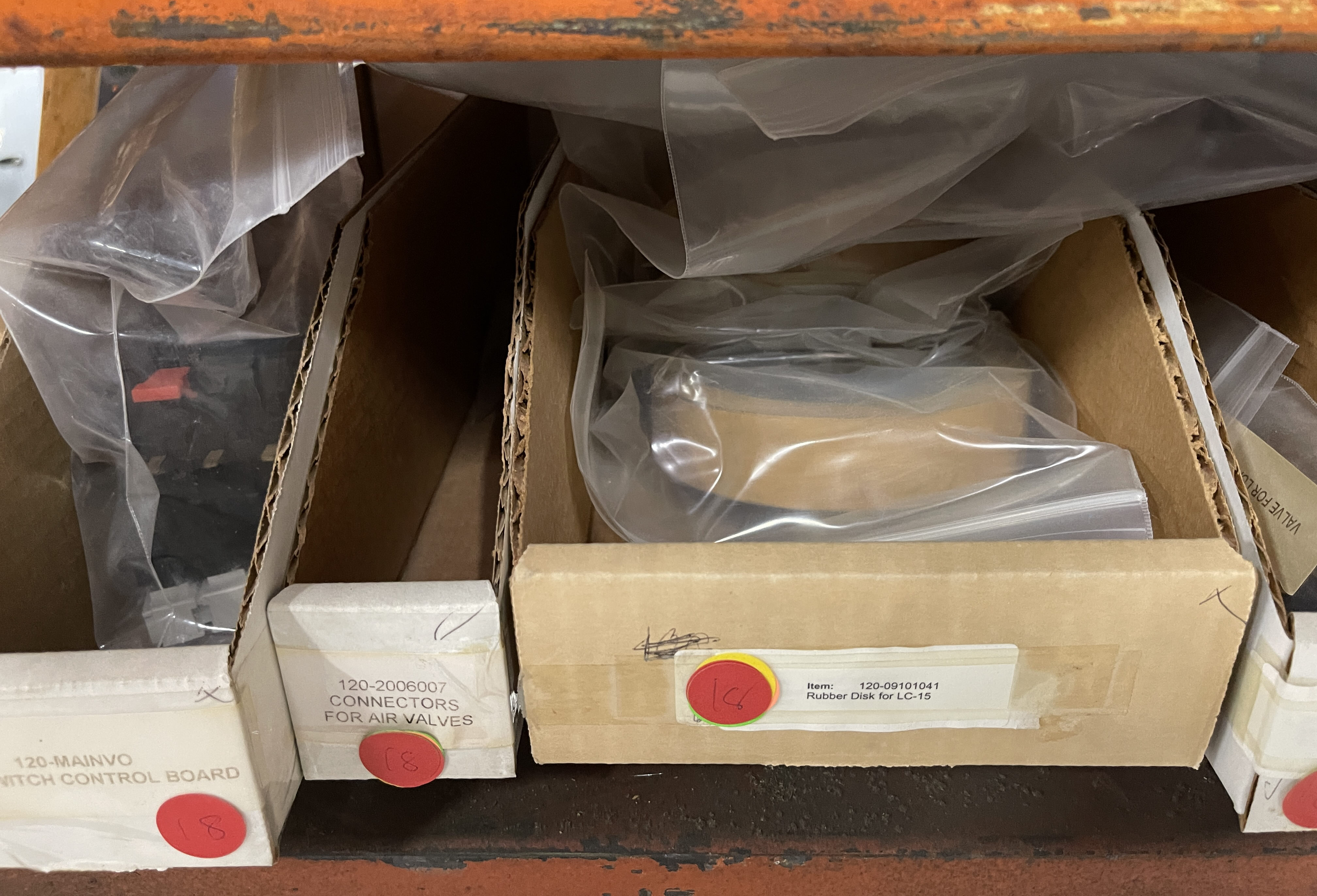 Used LARGE INVENTORY OF NEW BALESTRINI, COMEC AND CAMAM MACHINE PARTS AND ACCESSORIES 