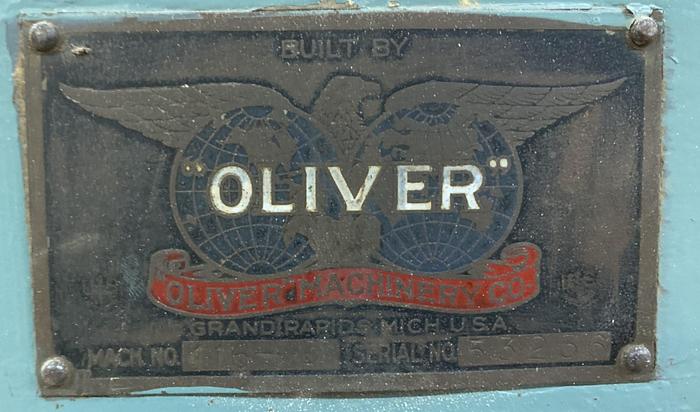 Used OLIVER 16-3, 36" BANDSAW