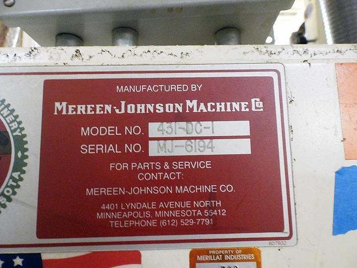 Used MEREEN-JOHNSON 431-DC-1, 31” GANG RIPSAW