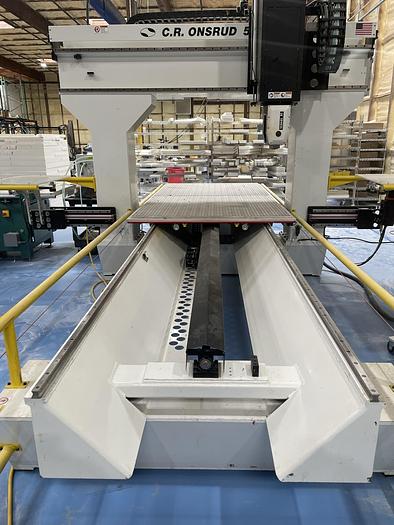 Used 2017 C.R. ONSRUD  F122S15, 5-AXIS CNC ROUTER WITH 5' x 10' MOVING TABLE