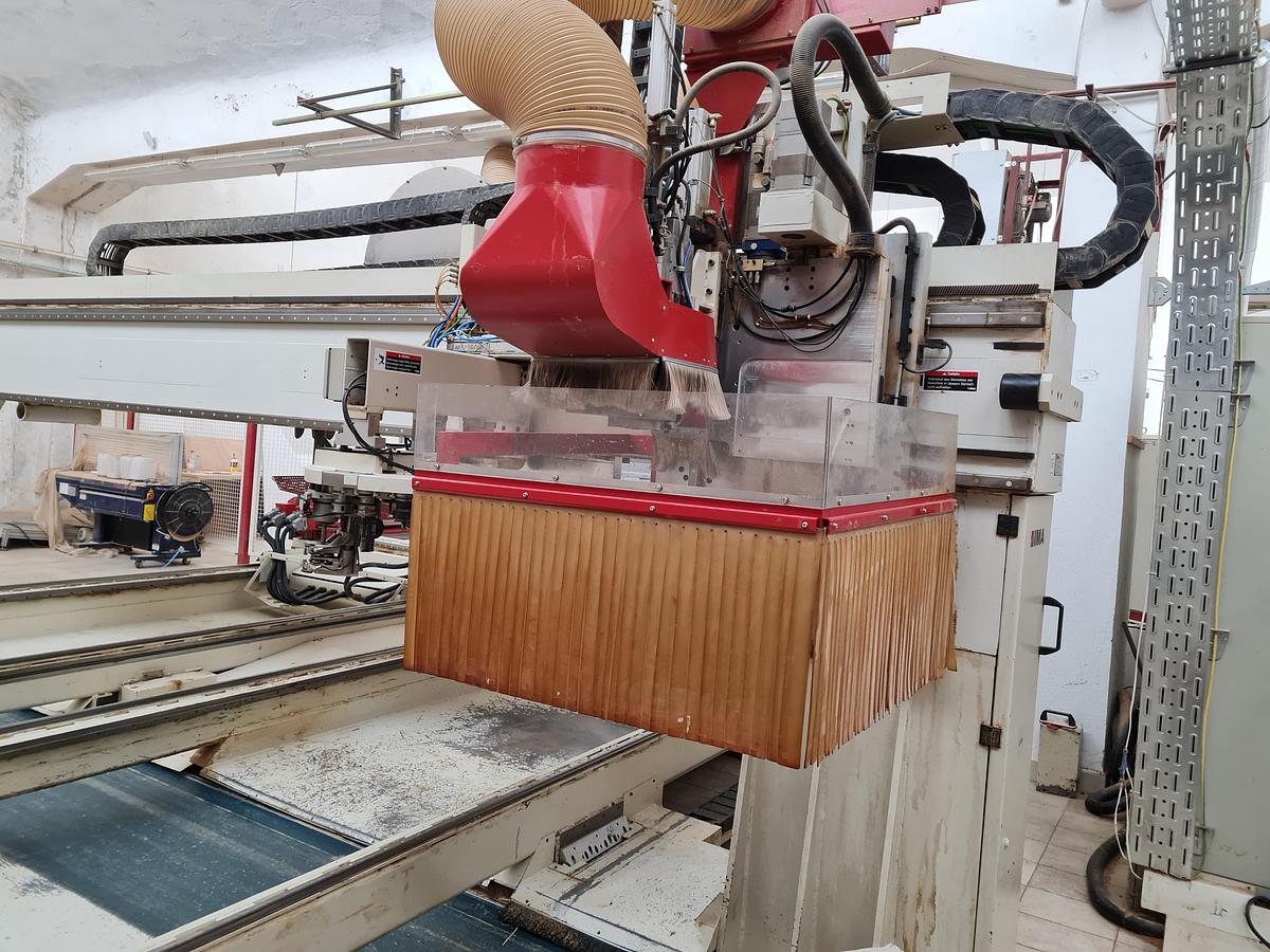 Used IMA BIMA P-480V, 180/480 CNC ROUTER/EDGE-BANDING WORK-CENTER