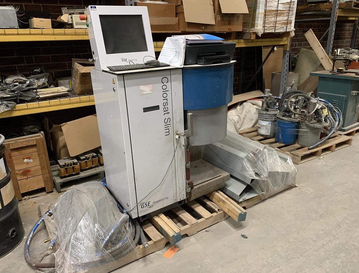 Used GSE COLORSAT-SLIM AUTOMATIC INK DISPENSING SYSTEM