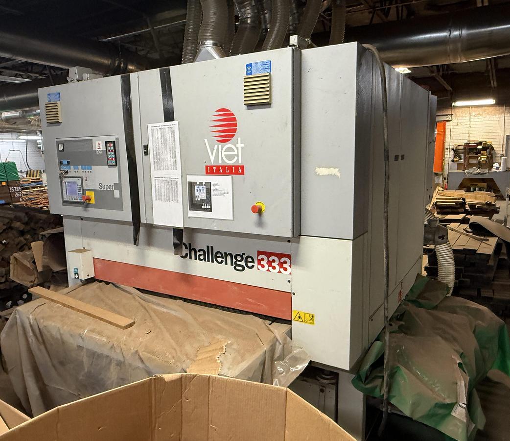 Used VIET CHALLENGE 3333, 52", 3-HEAD WIDE-BELT SANDER