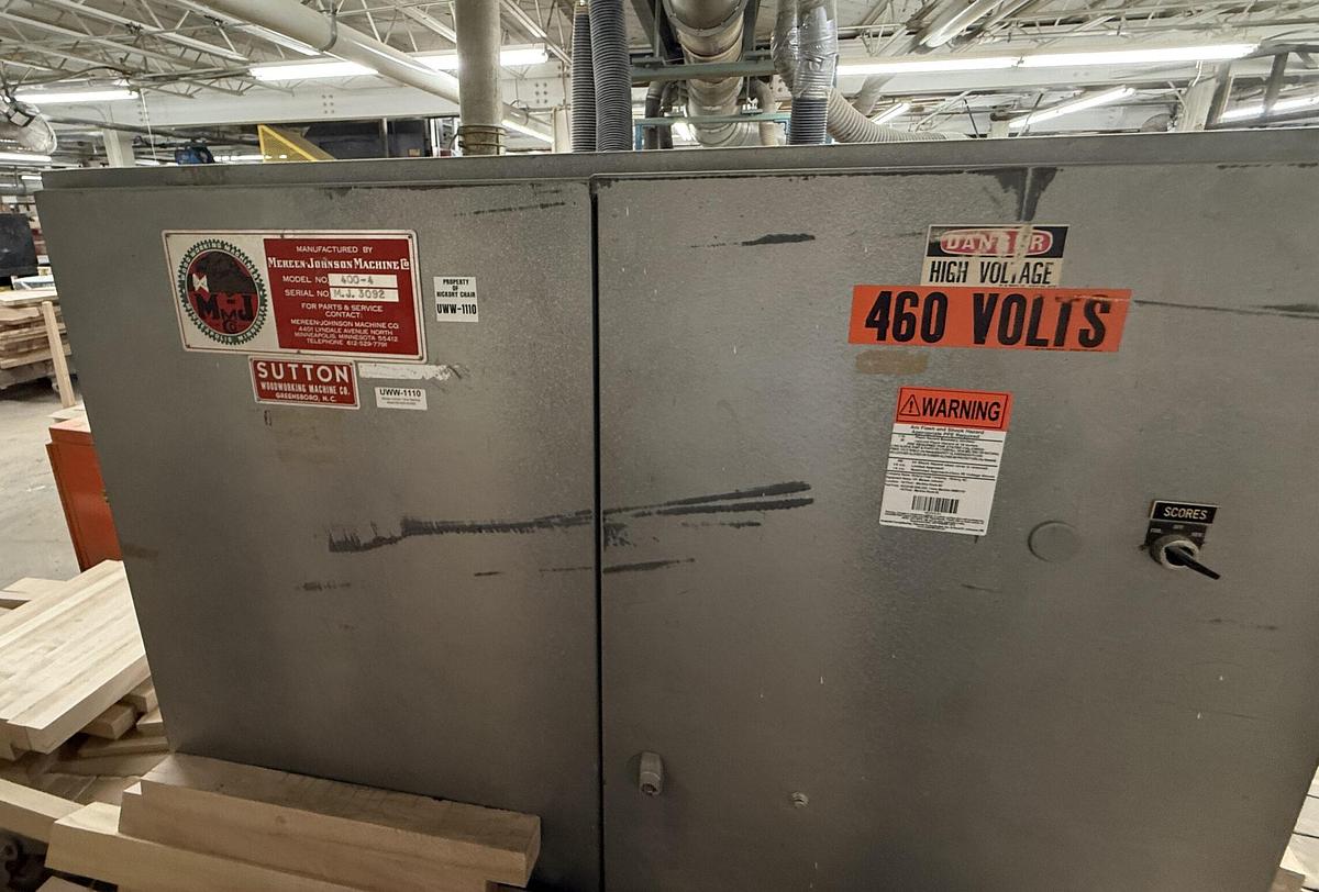 Used MEREEN-JOHNSON 400-4 DOUBLE-END TENONER