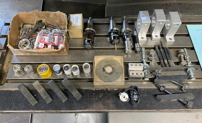 Used ATRUMP B8AC 50 INCH x 22 INCH CNC VERTICAL MILL WITH ATC AND ACCESSORIES