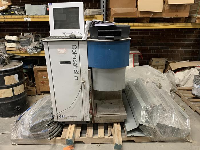 Used GSE COLORSAT-SLIM AUTOMATIC INK DISPENSING SYSTEM