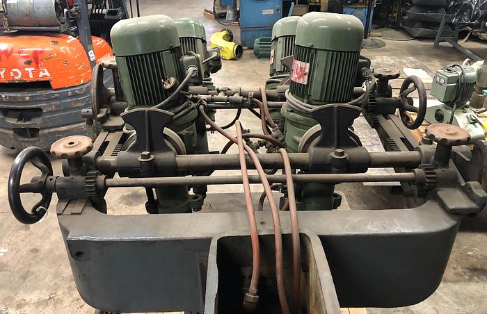 Used NASH/RYE 4-HEAD CHAIR-SEAT BORING MACHINE