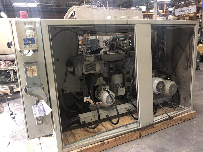 Used WEINIG UNIMAT-25E AUTOMATIC 5-SPINDLE FEED-THROUGH MOULDER