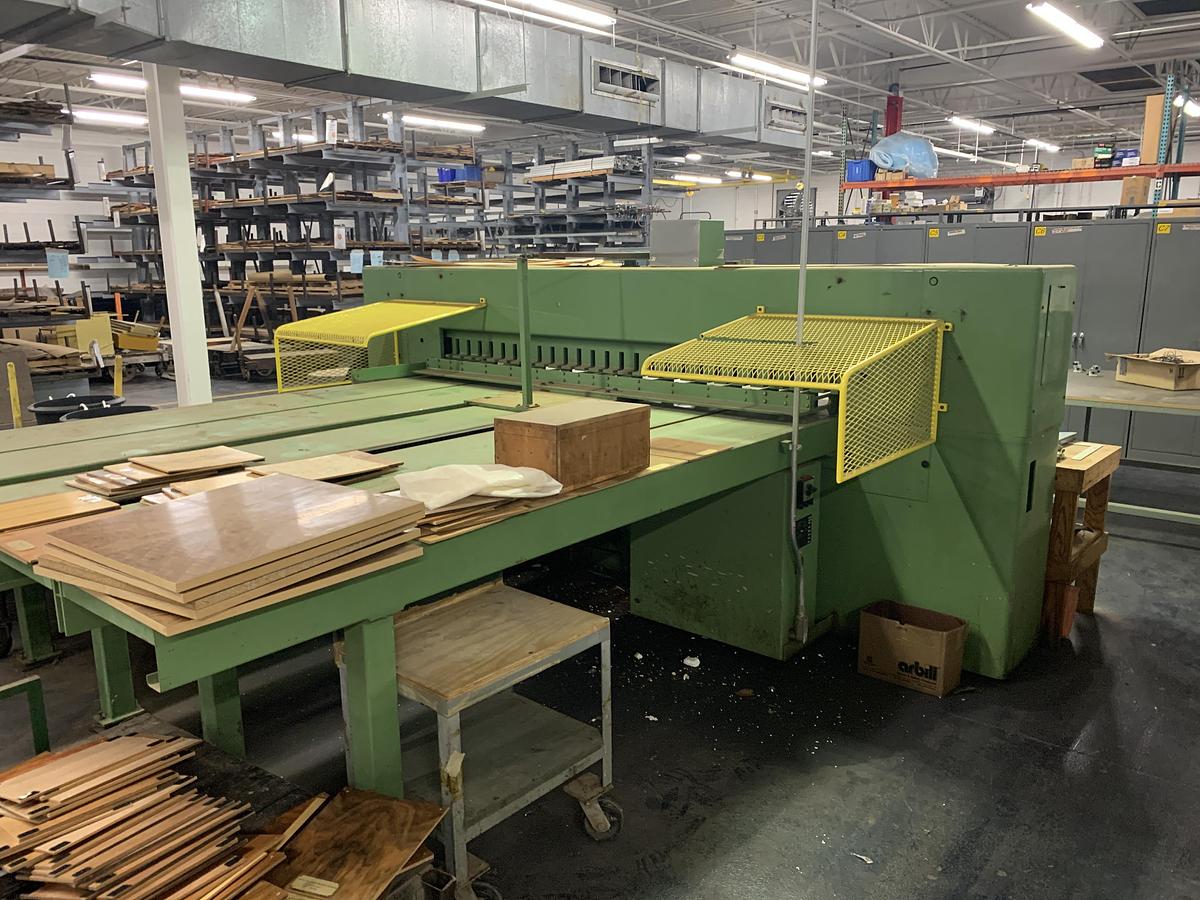 Used TORWEGGE H45 VENEER JOINTER GUILLOTINE MACHINE
