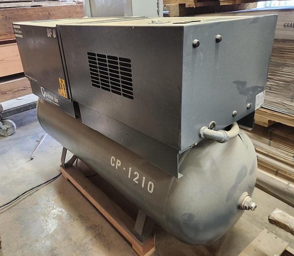 Used ATLAS COPCO SF-8, 10 HP SCROLL-TYPE AIR-COMPRESSOR