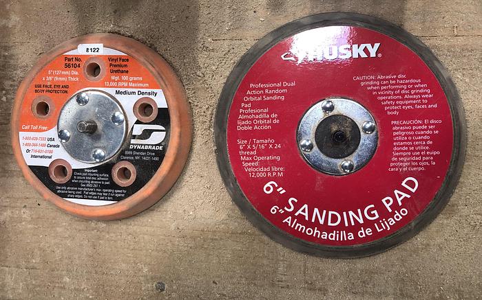 Used LOT OF PALM AND STRIGHT LINE PNEUMATIC HAND SANDERS