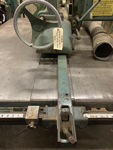 Used EKSTROM-CARLSON E STRAIGHT-LINE RIPSAW W/DC CHAIN DRIVE