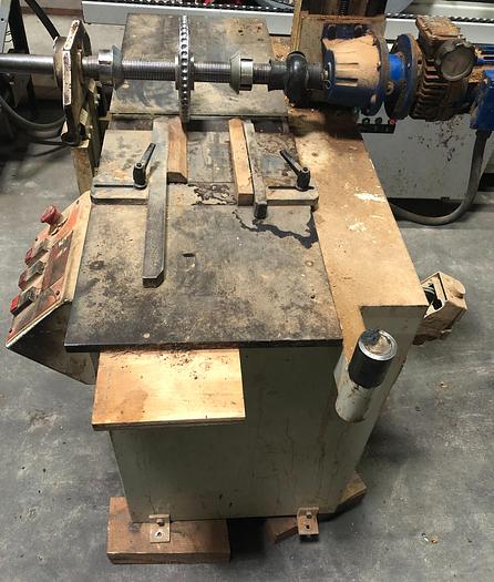 Used PISTORIOUS AM-270 ROTARY COMPOSITION PRESS W/ CONCAVE EMBOSSING WHEELS