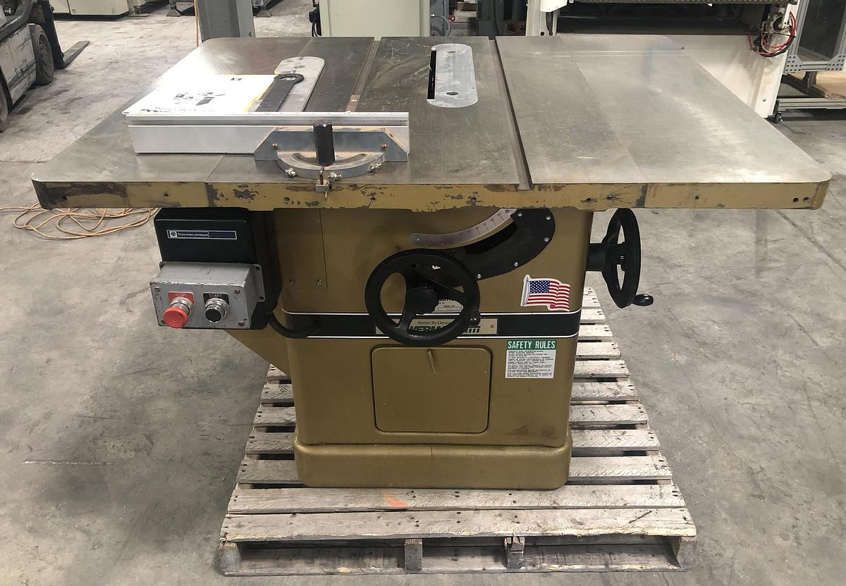 Used POWERMATIC 72A TABLE SAW