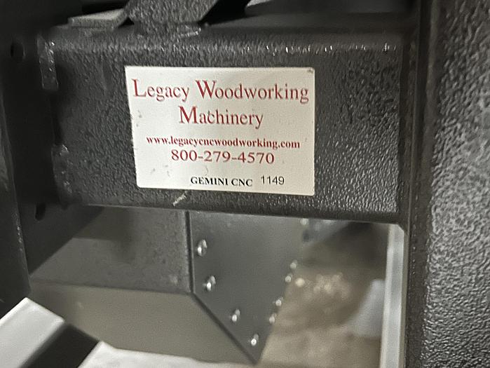 Used LEGACY GEMINI CNC WITH LATHE ATTACHMENT