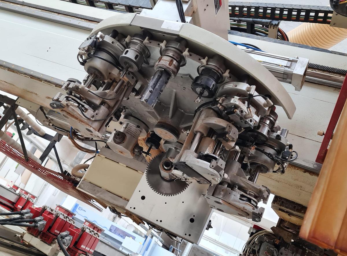 Used IMA BIMA P-480V, 180/480 CNC ROUTER/EDGE-BANDING WORK-CENTER