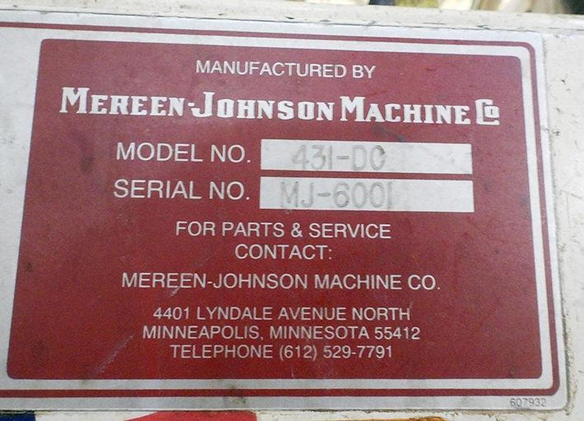 Used MEREEN-JOHNSON 431-DC, 31” GANG RIPSAW