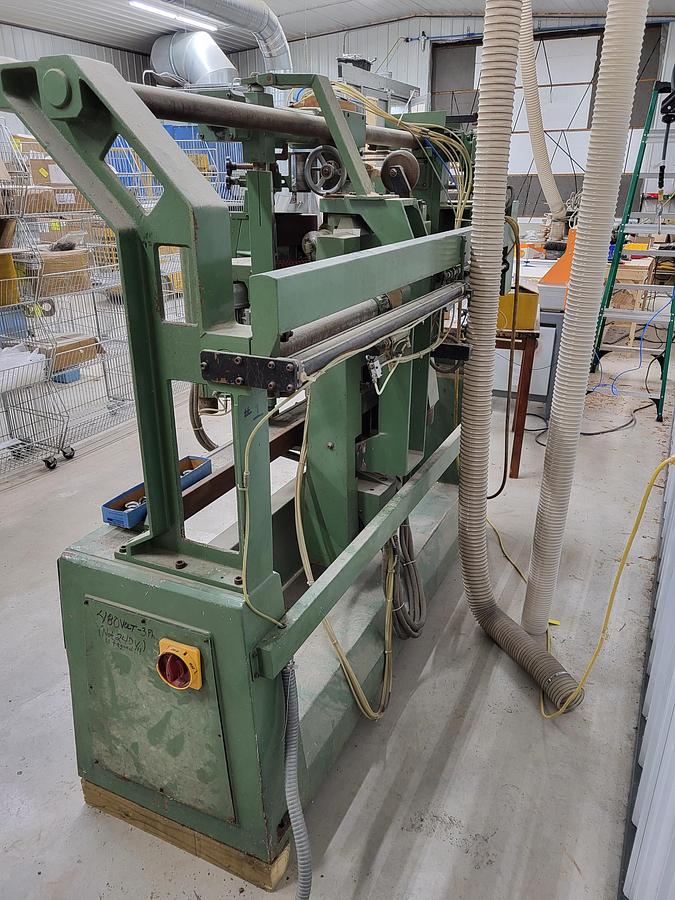 Used BACCI T4MO, 4-SPINDLE COPY SHAPER WITH SANDERS