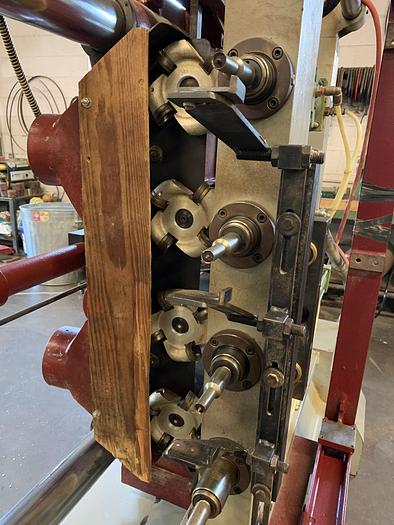 Used OMAB CHIP-100, 4-SPINDLE COPY SHAPER